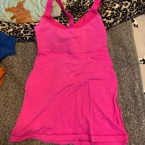 lululemon pink tank top